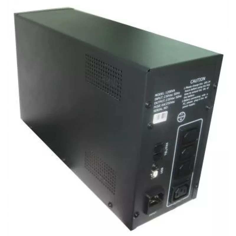 Gembird UPS-PC-1202AP zasilacz awaryjny (UPS) Line-Interactive 1.2 kVA 720 W 4 gniazda AC