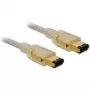 Kabel FireWire A/A DeLOCK 3.0m szary