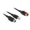 Kabel USB DeLOCK 85489 USB 2.0 3m USB B Czarny
