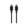 Wentronic goobay - Kabel USB - USB-C (M) do USB-C (M) - USB 2.0 3 A - 0,5 m - Czarny (66316)