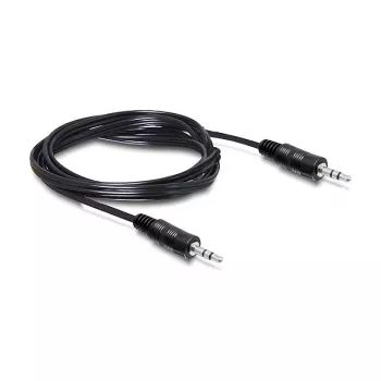 Kabel audio DeLOCK 84438 5m 3.5mm męski na męski czarny