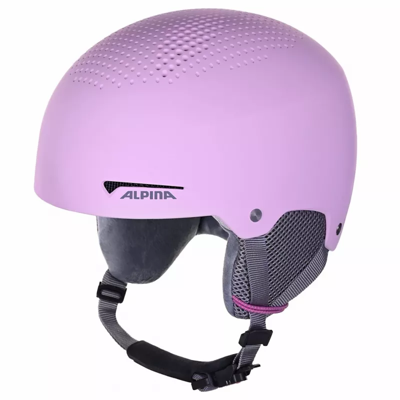 KASK NARCIARSKI ALPINA ZUPO (JASNO-RÓŻOWY matowy, 51-55 NOWY 2021)