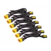 APC AP8702S-NA kabel zasilający Czarny 0,61 m wtyk C13 wtyk C14