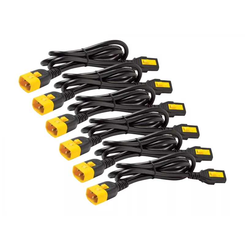 APC AP8702S-NA kabel zasilający Czarny 0,61 m wtyk C13 wtyk C14