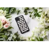 Etui na smartfona iKins do iPhone 11 Pro Max, czarne, wzór piramidy, ochronna twarda skorupa