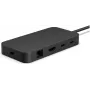 Stacja dokująca Microsoft Surface USB4 Dock przewodowa czarna — kompatybilne urządzenia Surface, przewodowa łączność USB4