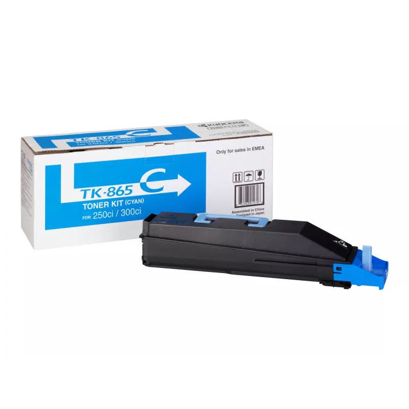 KYOCERA TK-865C kaseta z tonerem 1 szt. Oryginalny cyjan