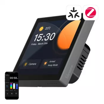Inteligentny panel sterowania naścienny Sonoff NSPanel Pro — Wi‑Fi, Bluetooth, obsługa ZigBee, model NSPanel86PB