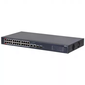 Dahua Technology Zarządzalny przełącznik L2 Gigabit Ethernet (10/100/1000) Power over Ethernet (PoE) Czarny