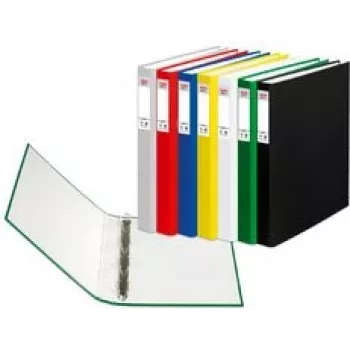 Segregator HERLITZ 5304050 A4, 4-pierścieniowy, ciemnozielony, grzbiet 37 mm, pojemność 14 mm