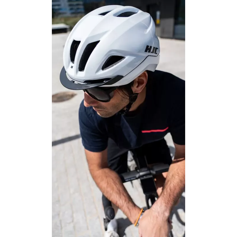 Kask rowerowy HJC Crosser, biały, rozmiar L
