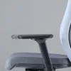 Up Up Athene ergonomiczne krzesło biurowe Czarna, Szara + Niebieska tkanina