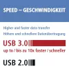 Hama 123900 czytnik kart USB 3.0 SD/microSD, aluminium, czarny/srebrny