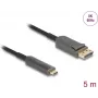 DELOCK Active Optical kabel USB-C do DisplayPort 81604 4K 60Hz, USB-C (Alt Mode) do DP, 1,8 m