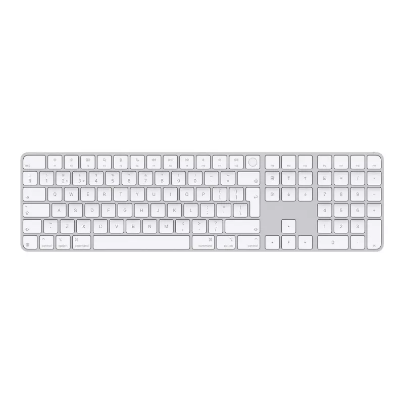 Apple Magic klawiatura uniwersalna USB + Bluetooth QWERTY angielska biała
