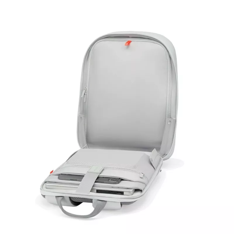 Plecak XDDESIGN Bobby Edge antykradzieżowy biały — 17 l, mieści laptopa 16 cali, wodoodporny, 1,1 kg