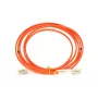 Światłowodowy kabel FTTH Extralink EX.3753 OM2 3 m LC–LC full duplex, czerwony