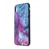 Ochronna szklana nakładka-obudowa Tellur do iPhone XS Max z nadrukowanym wzorem palm