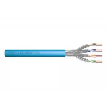 DIGITUS DK-1641-A-VH-1 kabel instalacyjny Cat. 6A S/FTP, drut AWG 23/1, LSZH, Eca, 100 m, niebieski (RAL 5012)