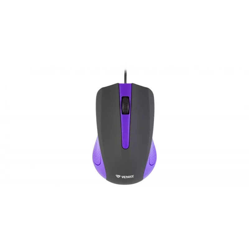 Przewodowa mysz USB, 3 przyciski, gumowana powierzchnia