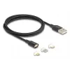 Kabel USB DeLOCK 88165 1 m USB A czarny