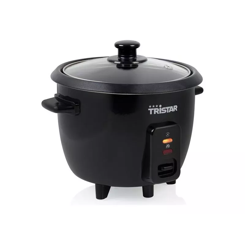 Urządzenie do gotowania ryżu Tristar RK-6141, pojemność 0,6 l, 300 W, czarny, sterowanie przyciskami