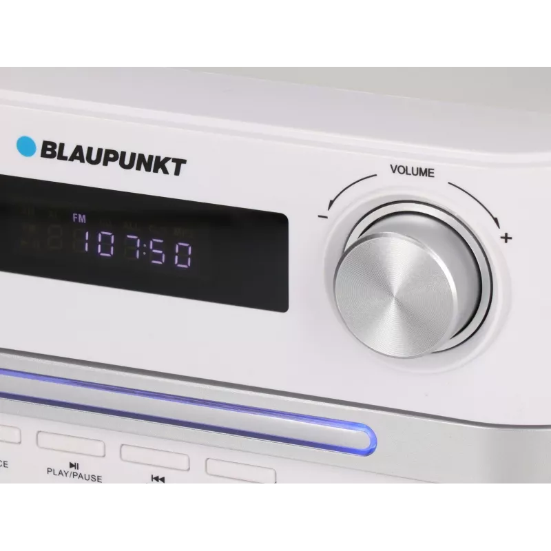 Mikrosystem audio do domu BLAUPUNKT MS16BT 15 W, CD/USB/MP3, Bluetooth, FM RDS, Biały