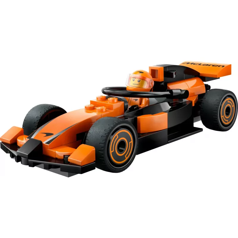 LEGO City F1 Racer McLaren Racing Car 60442 — zestaw konstrukcyjny, 86 elementów, 1 minifigurka, wiek 6+
