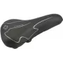 Siodło rowerowe FISCHER Trekking 85652 z elastomerowym zawieszeniem, czarno-białe