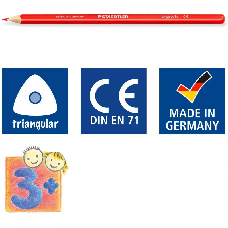Kredki Staedtler Ergosoft 157 Wielokolorowe 36 szt.