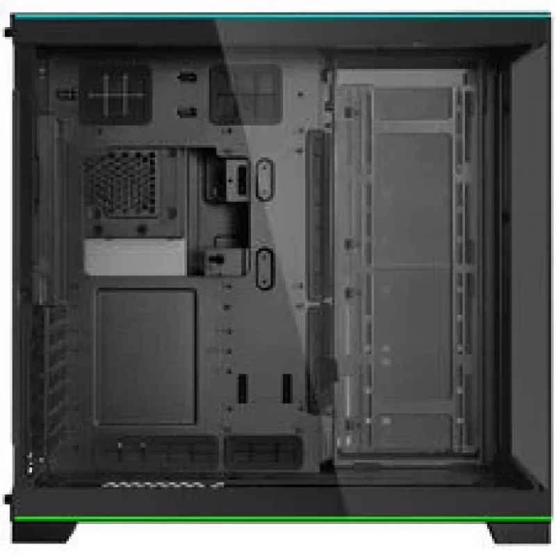 Lian Li O11 Dynamic EVO RGB zestaw obudowy PC, Midi-Tower, ARGB, szkło hartowane + 6x UNI FAN SL-INF wentylator Reverse Blade - czarny