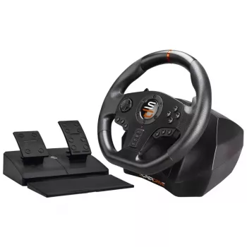 Subsonic SA5595-PC Kontroler do gier Czarny Kierownica USB z pedałami