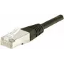 Kabel sieciowy Dexlan 858375 Czarny 0,5m Cat6a S/FTP