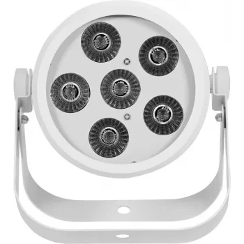 LED par light EUROLITE Silent Par 6 QCL Floor RGBW 6x4W — kompaktowy PAR podłogowy z diodami LED RGBW