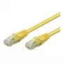 Wentronic Goobay CAT 5e kabel krosowy, U/UTP, żółty, 10 m - CCA miedź Mix (68346)