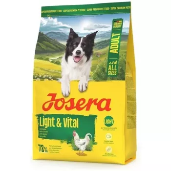 Sucha karma dla psa JOSERA Adult Light & Vital 3 kg — niskokaloryczna kompletna karma dla dorosłych psów, kurczak, 29% białka