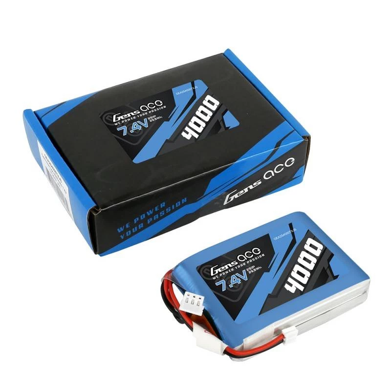Bateria LiPo Gens Ace 4000mAh 7.4V 1C