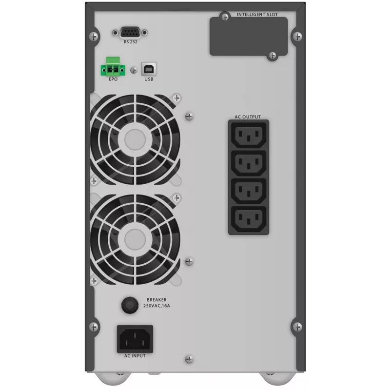 PowerWalker VFI 2000 TG Podwójna konwersja (Online) 2 kVA 1800 W 4 gniazda wyjściowe