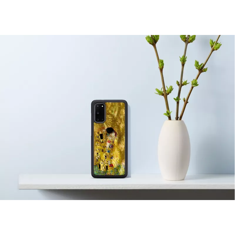 Ochronne etui na telefon iKins do Samsung Galaxy S20, czarne, smukła osłona TPU