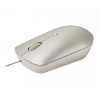 Przewodowa mysz biurowa Lenovo 540 Ambi Unibody USB Type-C Optyczna 2400 DPI Piaskowa