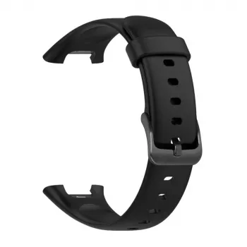 Silikonowy pasek FIXED do Xiaomi Mi Smart Band 7 Pro — czarny, regulowany, wodoodporny