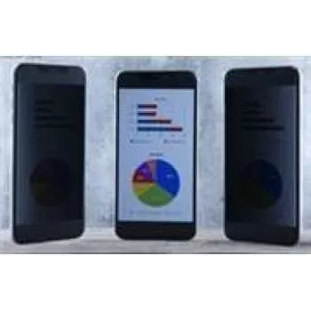 Folia ochronna prywatyzująca Kapsolo KAP13007 — 4-stronny filtr prywatyzujący samoprzylepny do iPhone 14