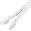 Przedłużacz kabla zasilającego SILVERSTONE EPS 12V 8-pin (30 cm) biały SST-PP07E-EPS8W-V2