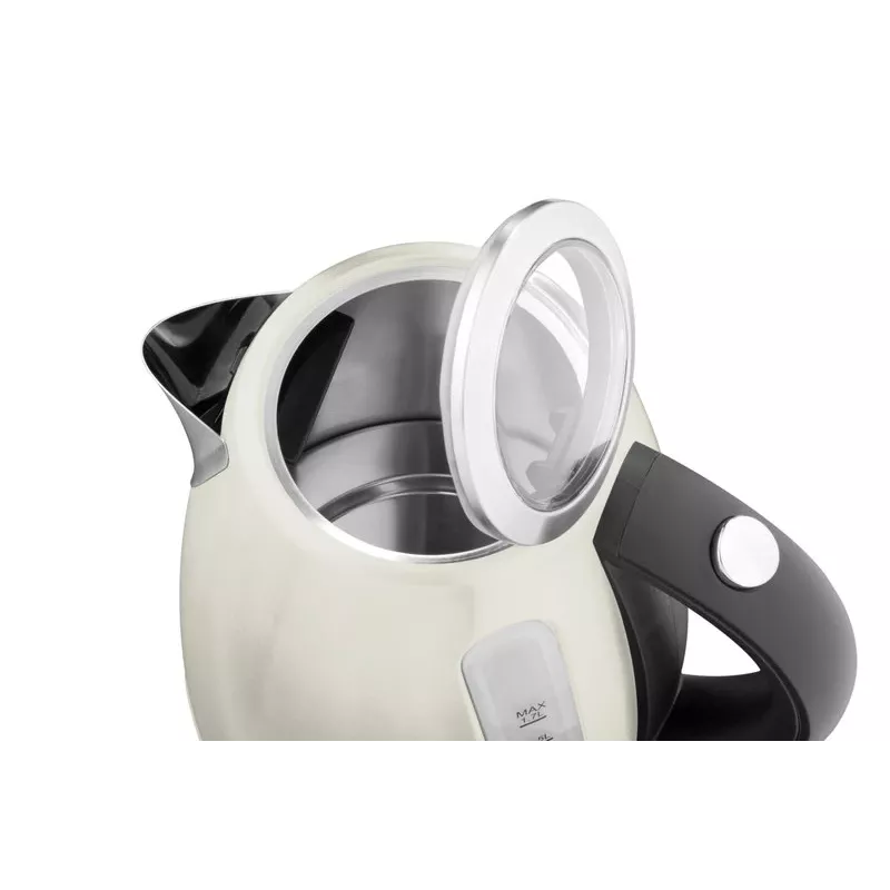 Czajnik ETA ELA ETA859890070 | Standard | 2100 W | 1,7 L | Stal nierdzewna | Obrotowa podstawa 360° | Kremowy