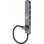 Goobay 79157 – Hub USB-C 3.2, 4 porty, 5 Gbit/s, 4x USB-A 3.2 – cyfrowy/do transmisji danych (79157)