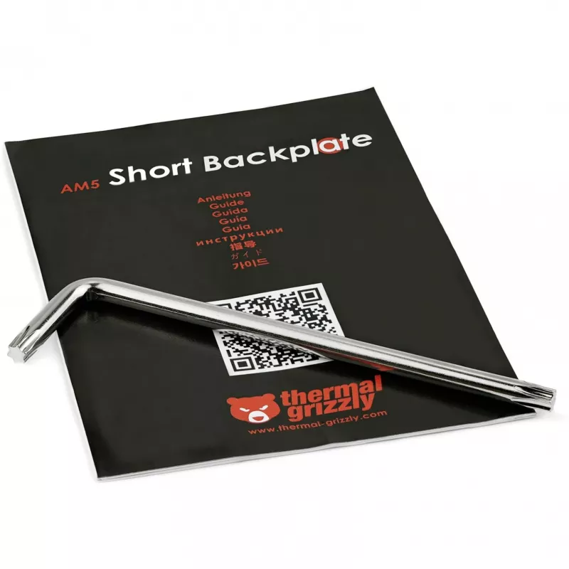 Backplate Thermal Grizzly TG-SB-R7000 Aluminium Polycarbonate Czarny