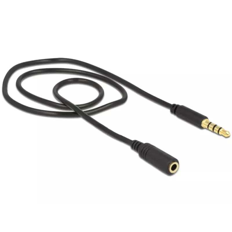 Kabel audio DeLOCK 84716 0,5 m 3,5 mm czarny