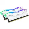 DIMM 64 GB DDR5-6000 (2x 32 GB) Dual-Kit, pamięć biała, FF4D564G6000HC38ADC01, Delta RGB, INTEL XMP