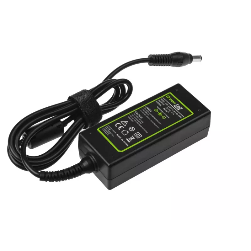 zielony Cell AD54P zasilacz/inwerter Toshiba Satellite 19V 2,37A 45 W Czarny