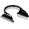 Thermaltake kabel riser PCI-E 4.0 z dwoma złączami 90 stopni, 40 cm, czarny